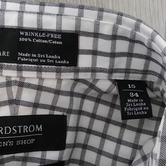 Nordstrom Smart care Plaid Button Down Shirt - Picture 3 of 10